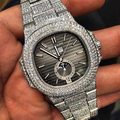 cheap patek philippe iced out|patek philippe full diamond price.